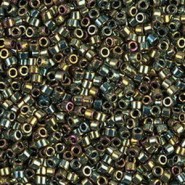 Miyuki delica Beads 11/0 - Metallic green ab DB-24